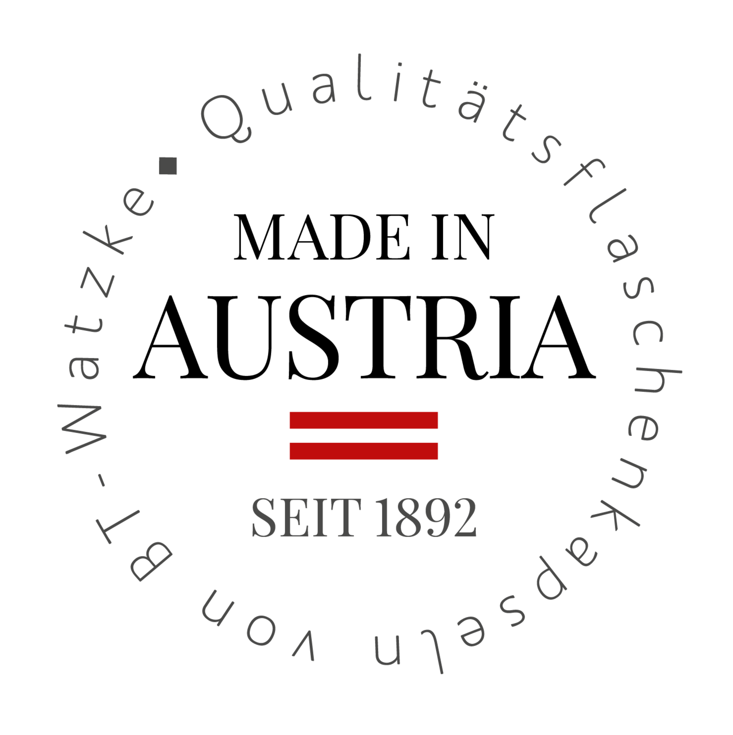Siegel Qualitätskapseln made in Austria von BT-Watzke